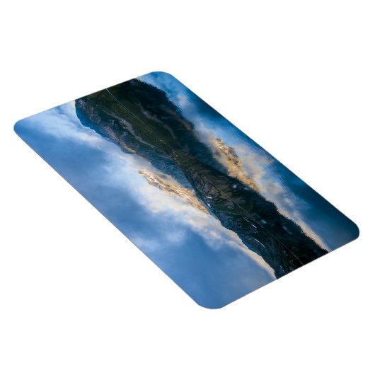 Bergen en het meer Schilderachtig Natuur Foto Magneet (Rechterzijde)