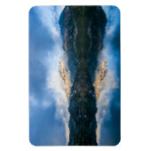 Bergen en het meer Schilderachtig Natuur Foto Magneet (Verticaal)