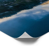 Bergen en het meer Schilderachtig Natuur Foto Poster (Hoek)