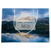 Bergen en het meer Schilderachtig Natuur Foto Verj Groot Cadeauzakje (Voorkant)