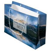 Bergen en het meer Schilderachtig Natuur Foto Verj Groot Cadeauzakje (Voorkant Gekanteld)