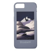 Bergen en heuvels van sneeuw in de winter Case-Mate iPhone case (Achterkant)