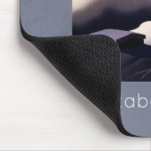 Bergen en heuvels van sneeuw in de winter muismat (Hoek)