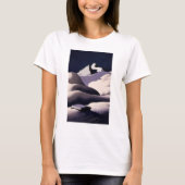 Bergen en heuvels van sneeuw in de winter t-shirt (Voorkant)