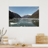 Bergen en Icebergs afdrukken Poster (Keuken)