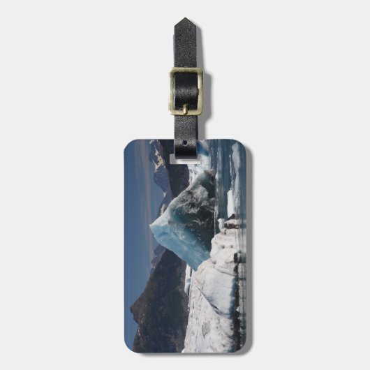 bergen en ijs in Alaska Bagagelabel (Voorkant verticaal)