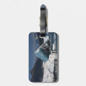 bergen en ijs in Alaska Bagagelabel (Achterkant verticaal)