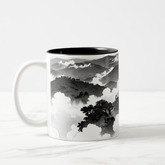 Bergen en Ink Dragon Mok (Links)