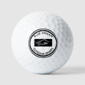 Bergen en Kreek Aangepast Logo Golfballen (Voorkant)