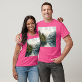 Bergen en Lake Landscape Mountains Wall Art Act T-shirt (Unisex)