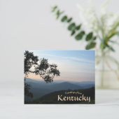 Bergen en landschap in Kentucky Briefkaart (Staand voorkant)