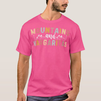 Bergen en margaritas Drink wandelen Natuur TR T-shirt