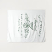 Bergen en Martinis Bachelorette Achtergrond Wandkleed (Voorkant (horizontaal))