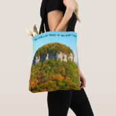 Bergen en reusachtige bomen tote bag (Dichtbij)