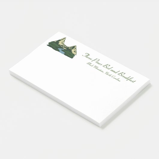 Bergen en rivier - post-it® notes (Schuin)