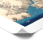 Bergen en rivieren door Hiroshige Poster (Hoek)