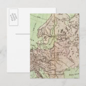 Bergen en rivieren in Europa Briefkaart (Voorkant / Achterkant)