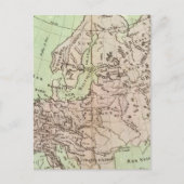 Bergen en rivieren in Europa Briefkaart (Voorkant)