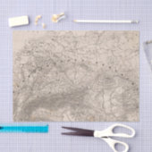 Bergen en rivieren in Europa Tissuepapier (Craft)