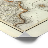 Bergen en rivieren op de Canarische Eilanden Poster (Hoek)