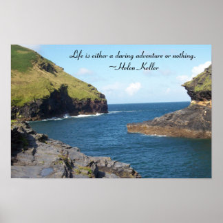 Bergen en rivieren poster