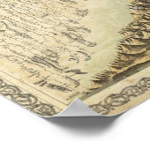 Bergen en rivieren poster (Hoek)