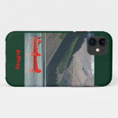 bergen en rode kano's, naam; Case-Mate iPhone case (Achterkant (horizontaal))