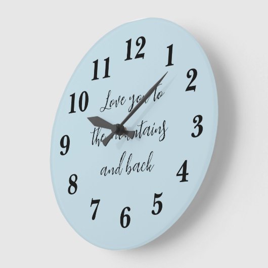 Bergen en Rug Blauw Preppy Grote Klok (Hoek)