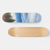 Bergen en skateboard van bossen (Horizontaal)