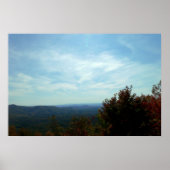 Bergen en Sky Poster (Voorkant)