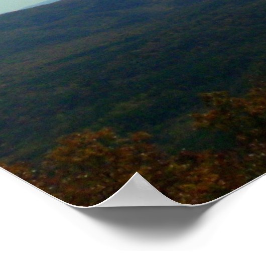 Bergen en Sky Poster (Hoek)