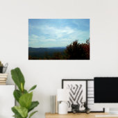 Bergen en Sky Poster (Thuiskantoor)