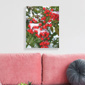Bergen en sneeuw! canvas afdruk (Insitu (Woonkamer))