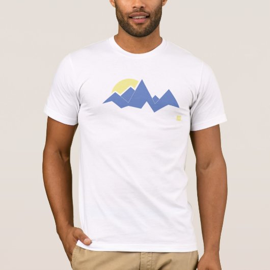 Bergen en T-shirt van de zon (Voorkant)