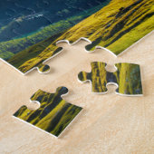 Bergen en Valley op Sunset Legpuzzel (Zijkant)