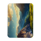 Bergen en Valley op Sunset Magneet (Verticaal)