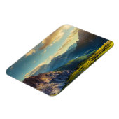 Bergen en Valley op Sunset Magneet (Linkerzijde)