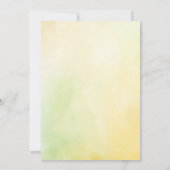 Bergen en wilde bloemen Elegant Birthday Party Kaart (Achterkant)