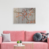 Bergen en witte Barn Canvas Afdruk (Insitu (Woonkamer))