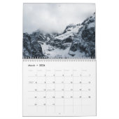 Bergen en wolken landschapsfotokalender kalender (Mar 2026)