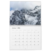 Bergen en wolken landschapsfotokalender kalender (Jan 2026)