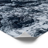 Bergen en wolken poster (Hoek)