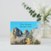 Bergen en Wolken Utah Nieuwe Adres Aankondiging (Staand voorkant)