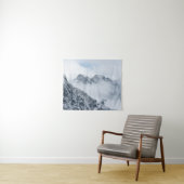 Bergen en wolken wandkleed (In Situ (horizontaal))