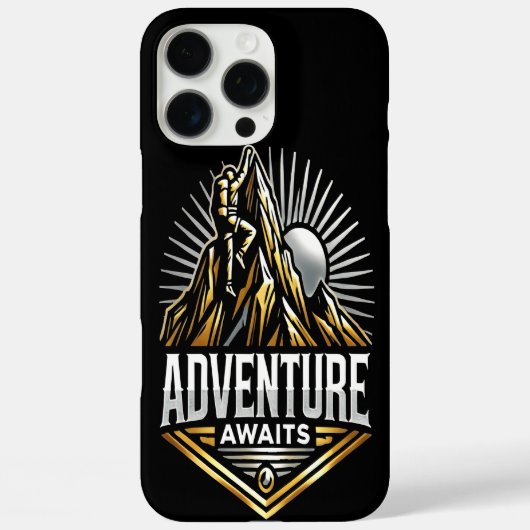 Bergen en zon inspireren buitenverkenning Case-Mate iPhone case (Achterkant)