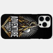 Bergen en zon inspireren buitenverkenning Case-Mate iPhone case (Achterkant (horizontaal))