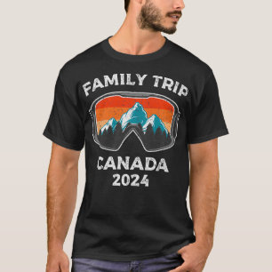 Bergen Familie Vakantie 2024 Ski Trip Snowboard T-shirt