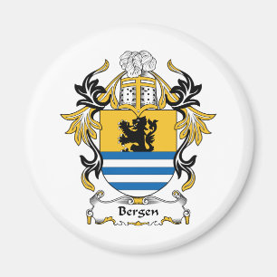 Bergen Family Crest Magneet