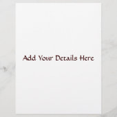 BERGEN FLYER (Achterkant)