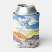 Bergen (fotomontage) 1 blikjeskoeler (Blikje Voorkant)